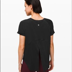 Lululemon Open Up Tie Back Tee